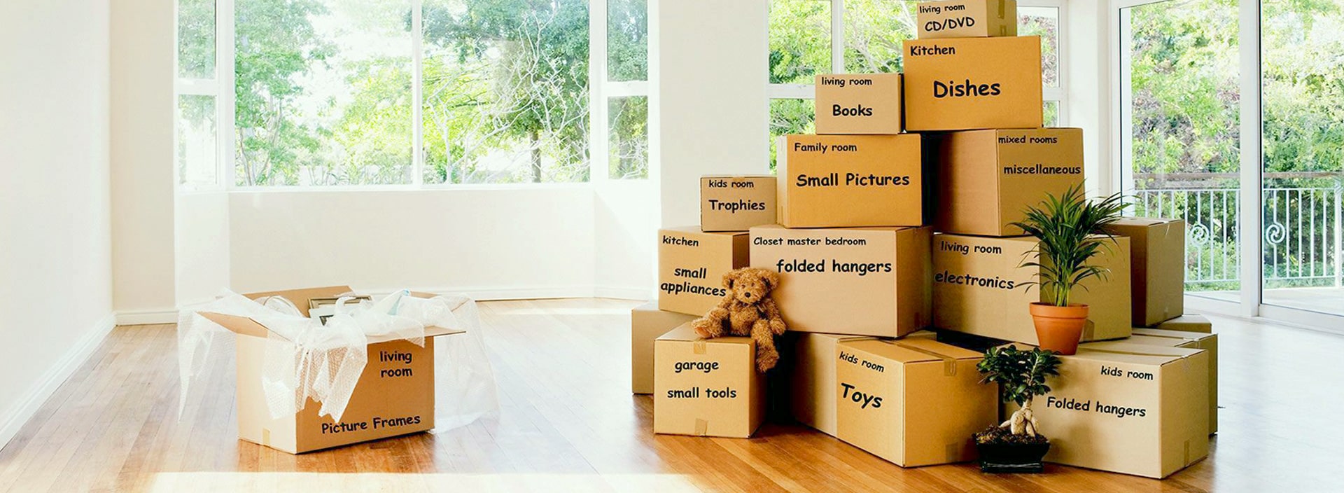 Organize Your Removals Boxes and Packing Materials Delivery